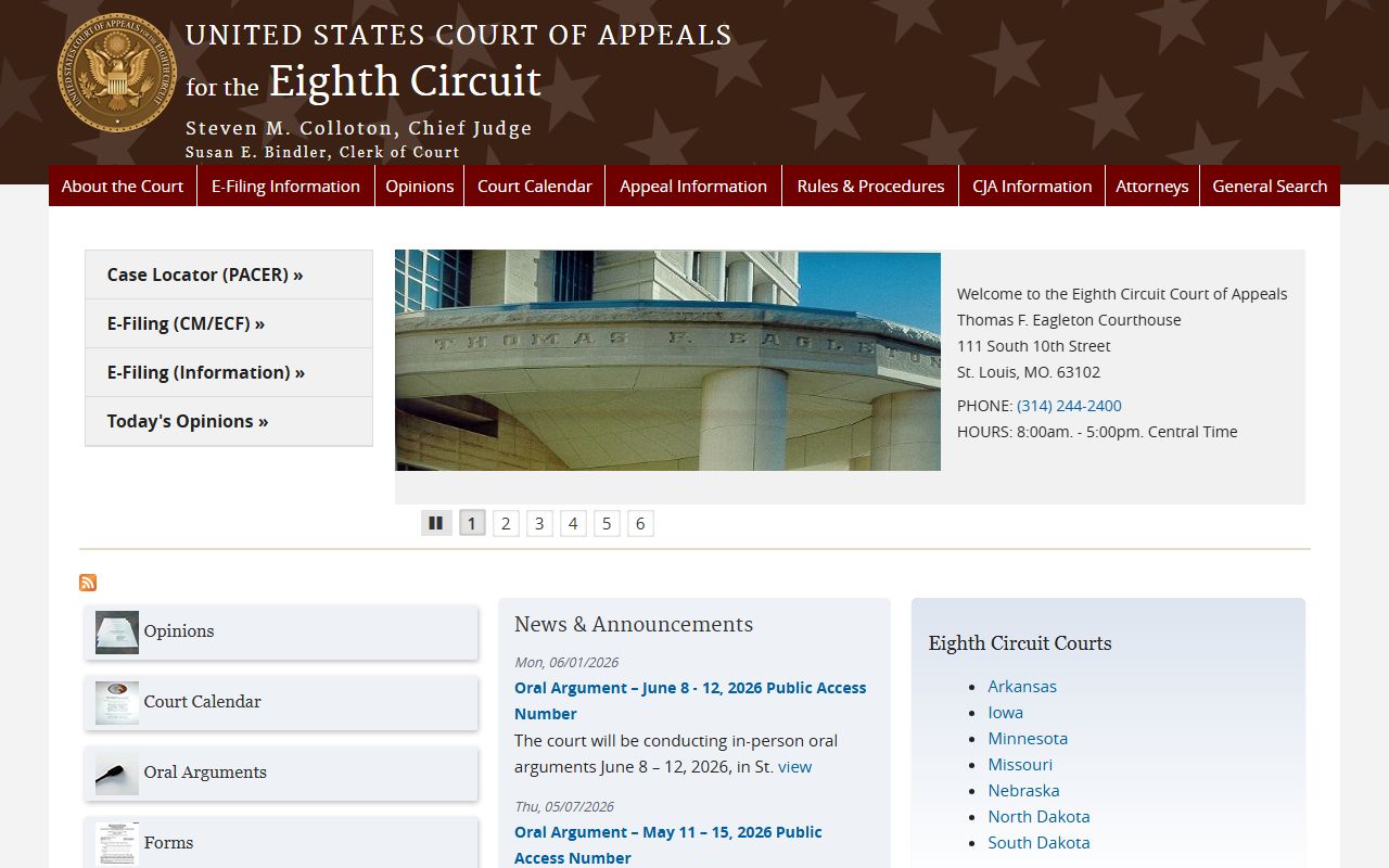 Houston County court dockets federal appellate court distinction