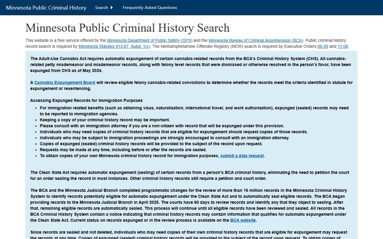 Houston County criminal court records Minnesota public criminal history source